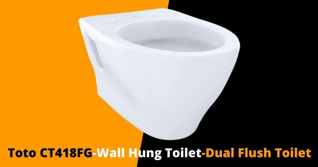 Toto CT418FG-Wall Hung Toilet-Dual Flush Toilet
