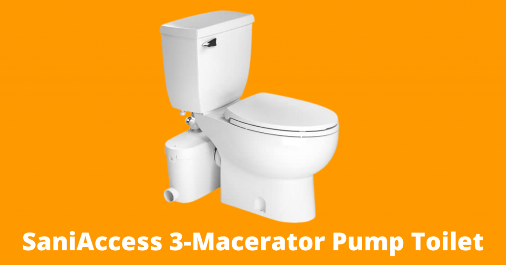 SaniAccess 3-Macerator Pump Toilet