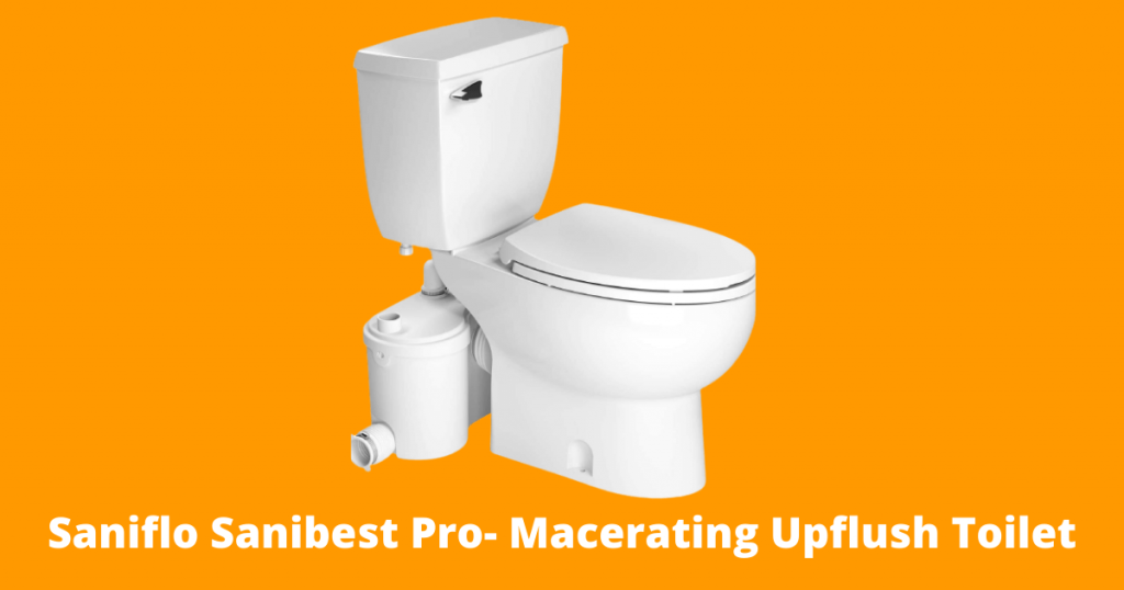 Saniflo Sanibest Pro-Macerating Upflush Toilet