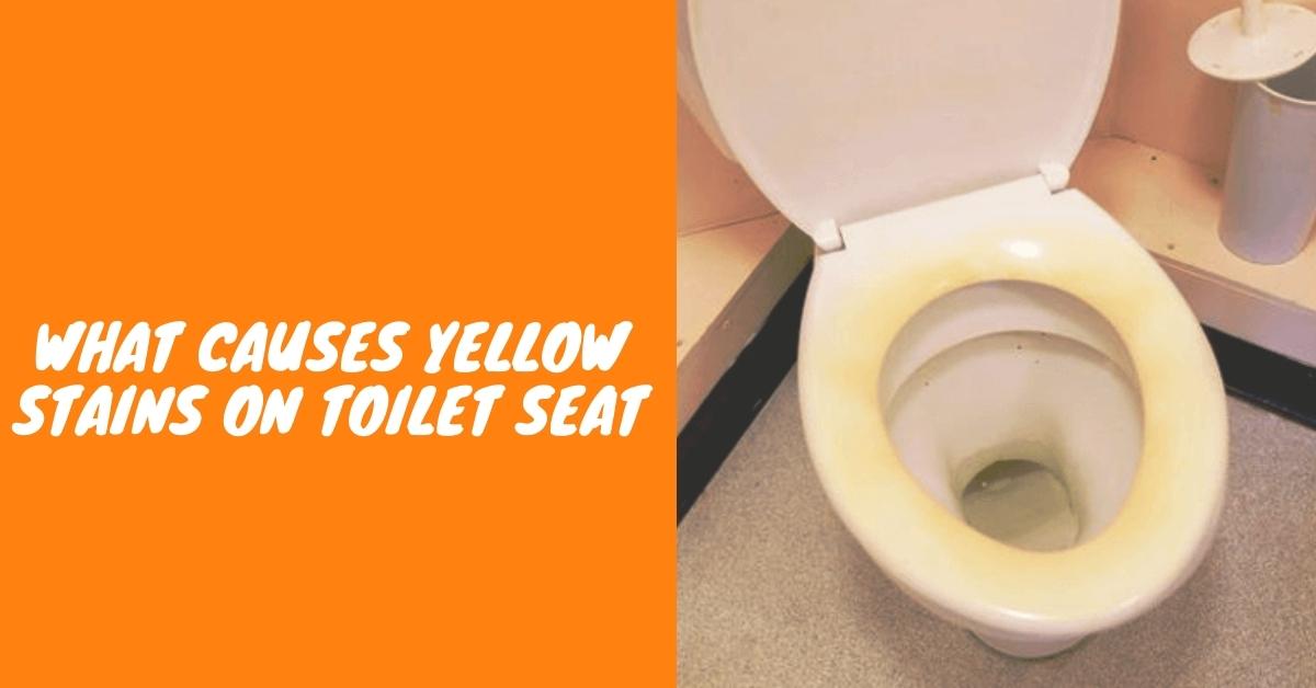 What Causes Yellow Stains on Toilet Seat