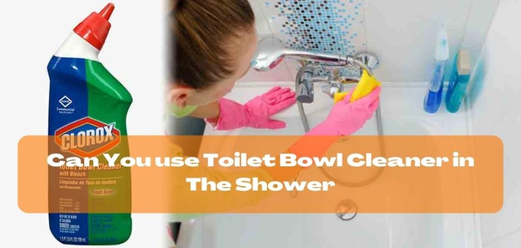 Can You Use Toilet Bowl Cleaner In The Shower 