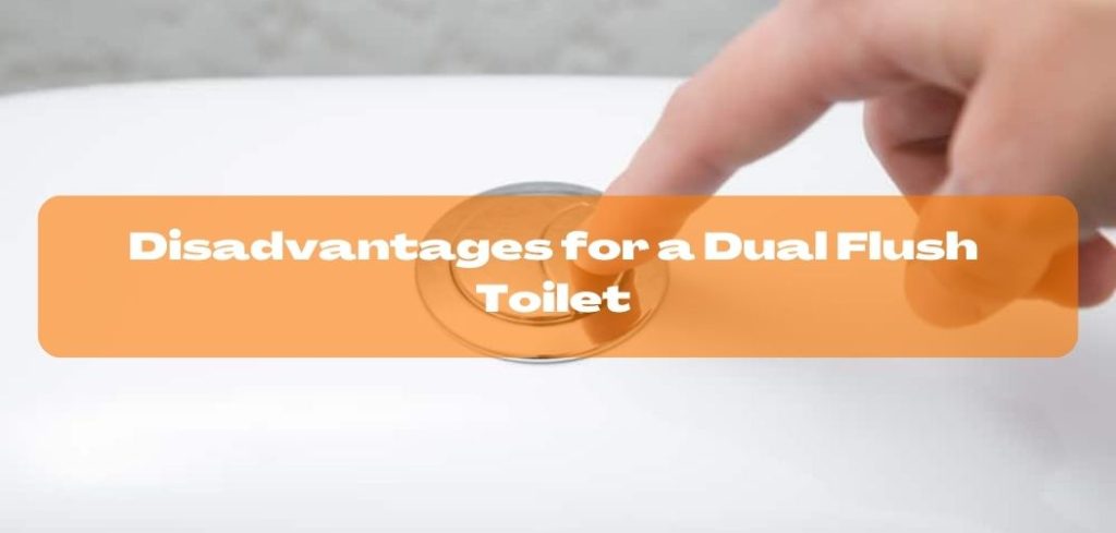 Disadvantages for a Dual Flush Toilet