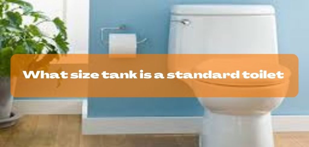 What size tank is a standard toilet