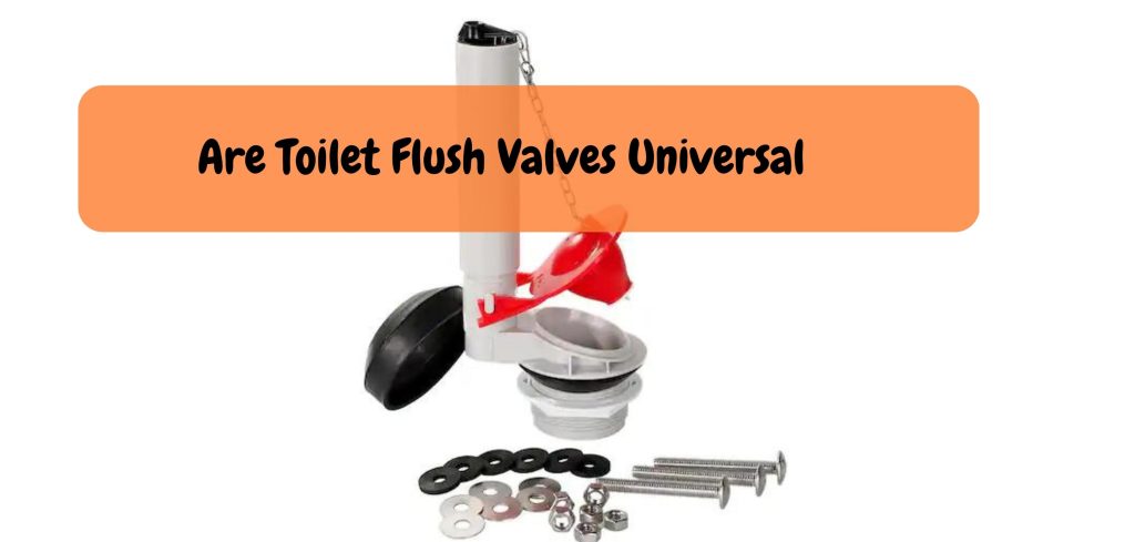 Are Toilet Flush Valves Universal