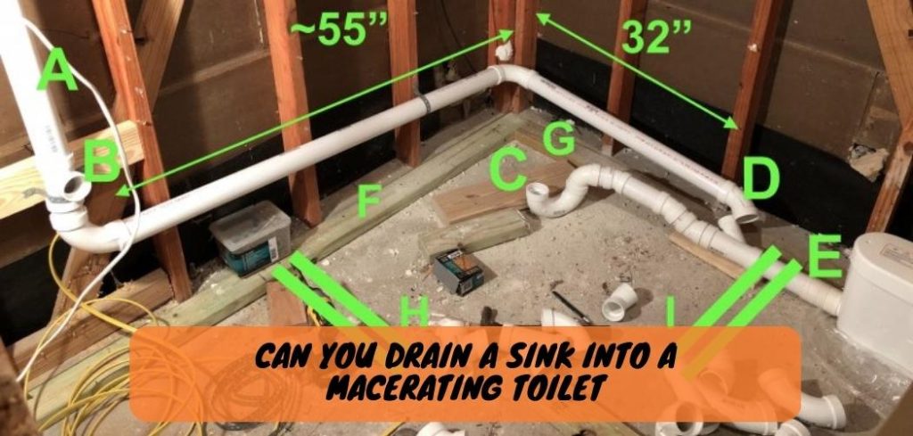 Can You Drain a Sink into a Macerating Toilet
