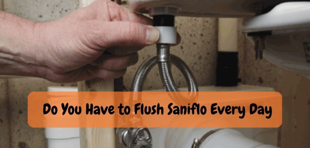 Do You Have to Flush Saniflo Every Day