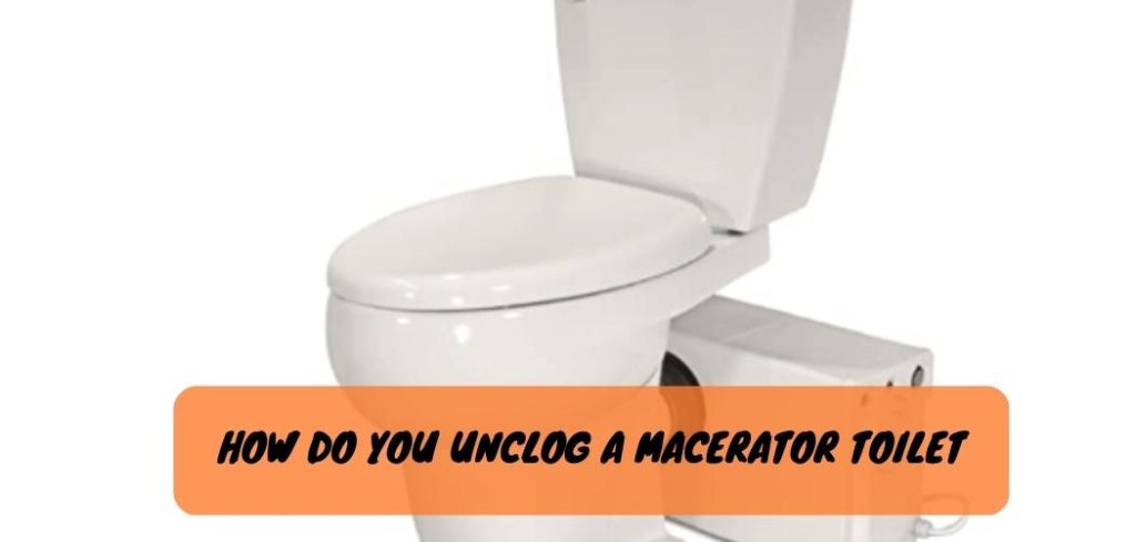 How Do You Unclog a Macerator Toilet 1