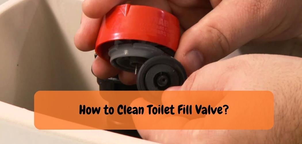How to Clean Toilet Fill Valve 1