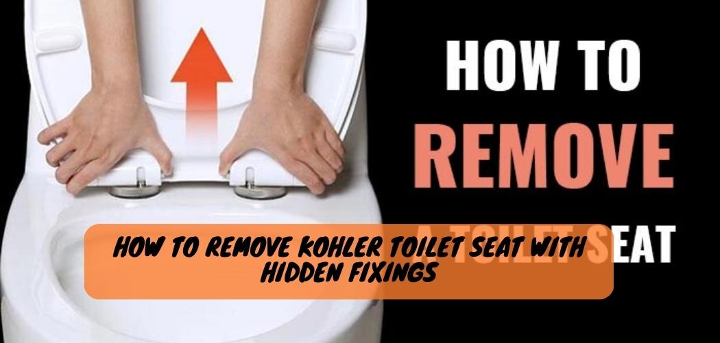 How To Remove Kohler Toilet Seat With Hidden Fixings