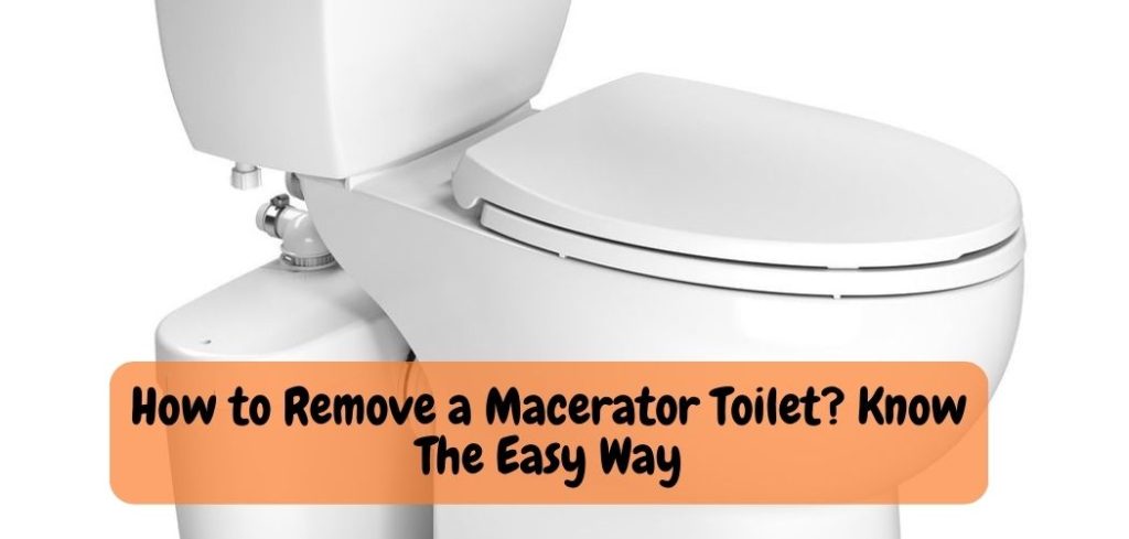 How to Remove a Macerator Toilet? Know The Easy Way!