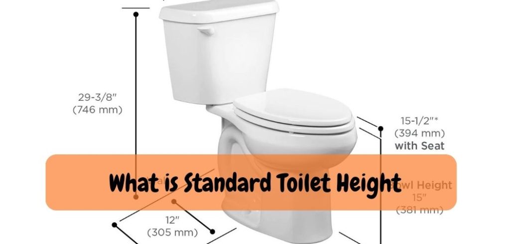 What is Standard Toilet Height
