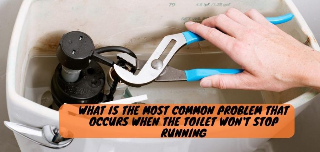 What is the Most Common Problem That Occurs When the Toilet WonT Stop Running