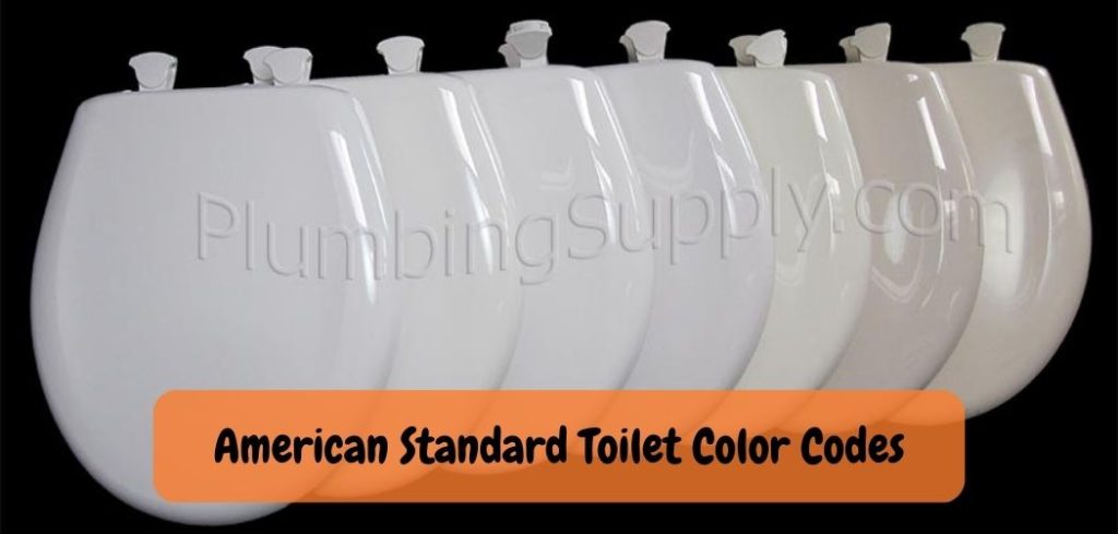American Standard Toilet Color Codes