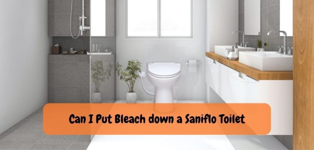 Can I Put Bleach down a Saniflo Toilet