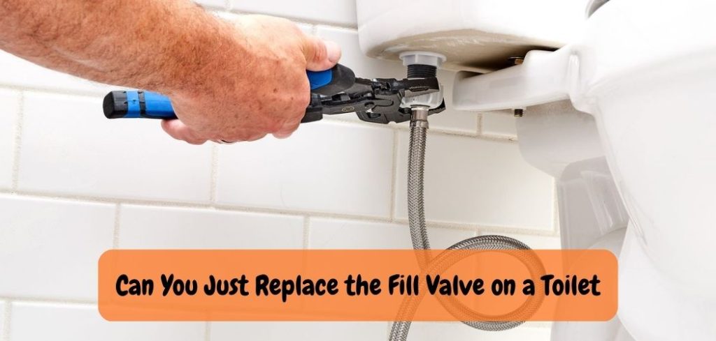 Can You Just Replace the Fill Valve on a Toilet
