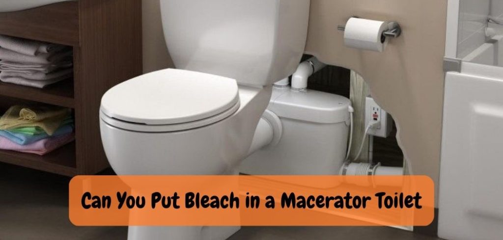 Can You Put Bleach in a Macerator Toilet