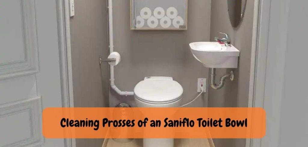 Cleaning Prosses of an Saniflo Toilet Bowl