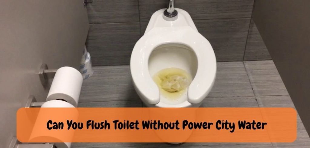 Can You Flush Toilet Without Power City Water