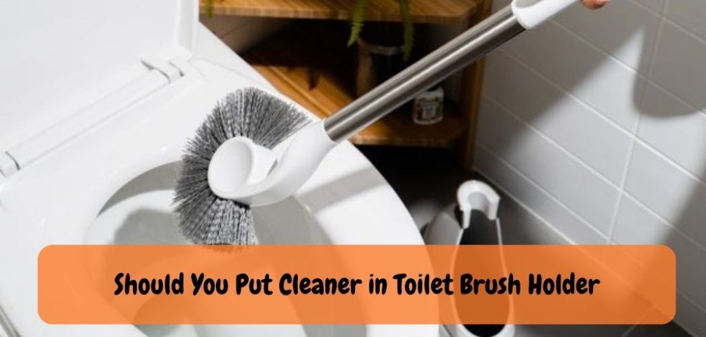 Should You Put Cleaner in Toilet Brush Holder