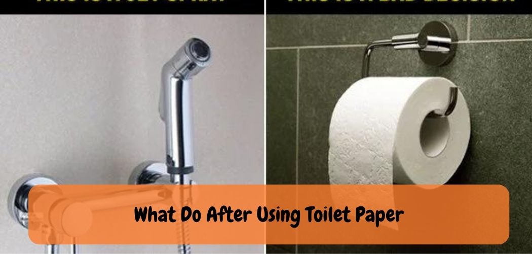 What Do After Using Toilet Paper