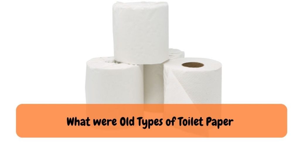 What were Old Types of Toilet Paper