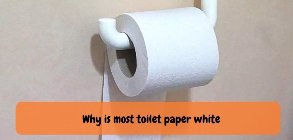 Why is most toilet paper white