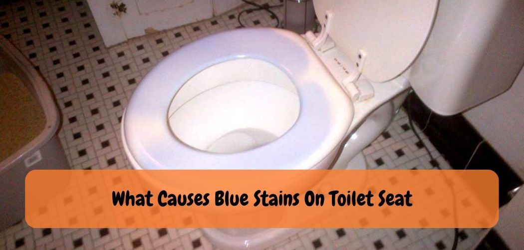 What Causes Blue Stains On Toilet Seat